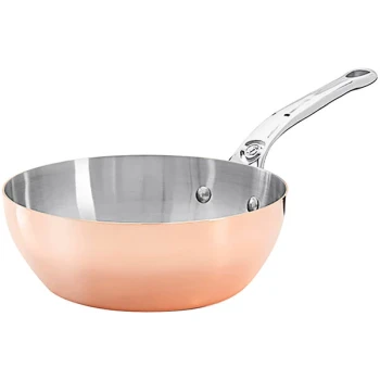 de Buyer Prima Matera 3.3 Qt. Induction Ready Copper Stir Fry Pan 6236.24
