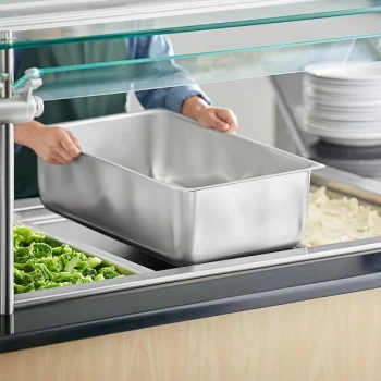 Vigor 6 5/16" Deep Full Size Aluminum Steam Table Spillage Pan