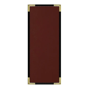 H. Risch, Inc. Oakmont 4 1/4" x 11" Wine 1 View Menu Cover