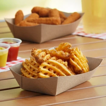 Southern Champion #250 2 1/2 lb. Kraft Paper Food Tray - 500/Case