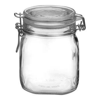 Bormioli Rocco Fido from Steelite International 29 oz. Swing Top Glass Storage Jar - 12/Pack