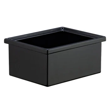 Bon Chef EZ-18-3BLK EZ Fit Smart Bowl Black Sandstone Finish 1/8 Size - 3" Deep
