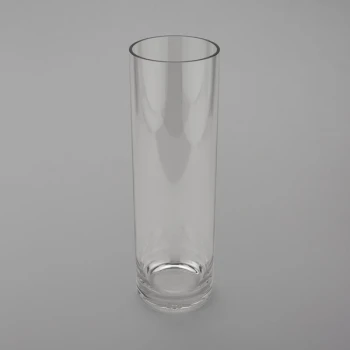 GET V-22-CL Ace of Vase 17 3/4" Clear Polycarbonate Accent Vase