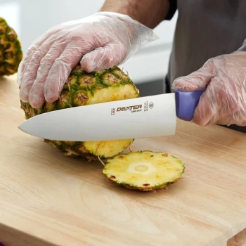 Dexter-Russell 12433P Sani-Safe 10" Purple Allergen-Free Chef Knife