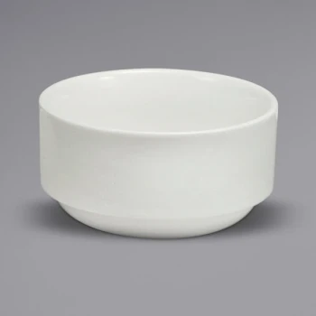 Sant'Andrea Cromwell by 1880 Hospitality W6030000705 9 oz. Warm White Porcelain Bouillon Cup - 36/Case