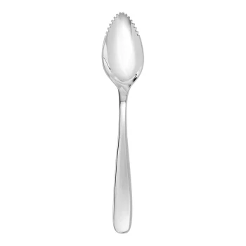 Zwiesel Fortessa Grand City 6 3/8" 18/10 Stainless Steel Extra Heavy Weight Grapefruit Spoon - 12/Case