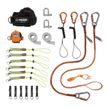 Ergodyne Squids 3186 15 lb. Iron and Steel Workers Tool Tethering Kit 19656-A