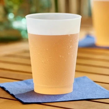 WNA Comet Frost-Flex 8 oz. Frosted Plastic Tumbler - 500/Case