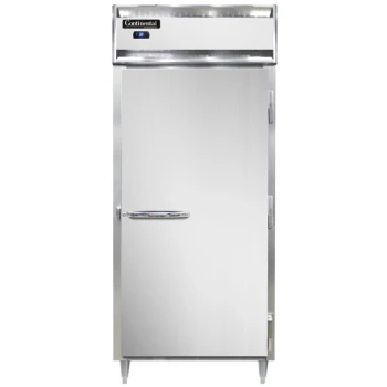 Continental Refrigerator D1RXSN 36" Extra-Wide Shallow Depth Solid Door Reach-In Refrigerator