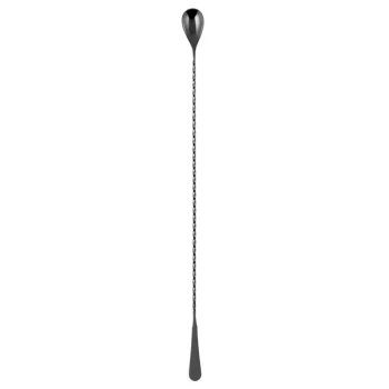 Barfly® M37011BK 17 1/8" Gun Metal Black Japanese Style Bar Spoon