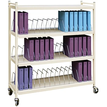 Omnimed Omnicart Beige 45-Binder Open Cart 260009-BG