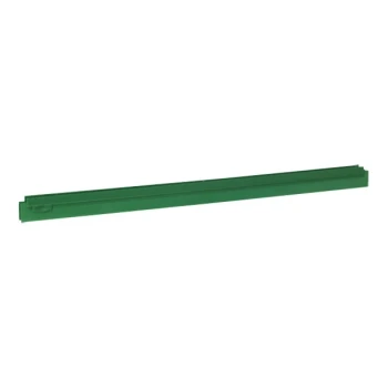 Vikan 77352 27 5/8" Green Ultra-Hygienic Squeegee Blade for 77152 and 77252
