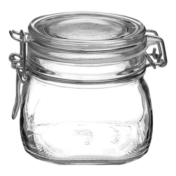 Bormioli Rocco Fido from Steelite International 17 oz. Swing Top Glass Storage Jar - 12/Pack