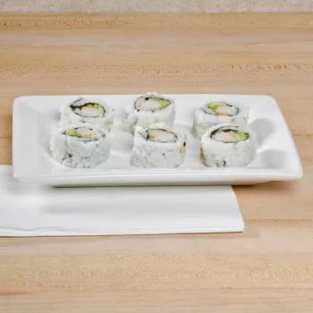 Tuxton BWH-0803 8" x 5 1/2" White Rectangular China Plate - 12/Case