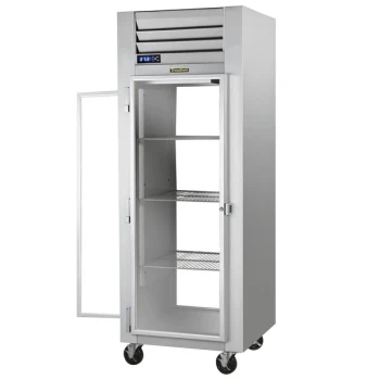 Traulsen G16015P Solid Front, Glass Back Door 1 Section Pass-Through Refrigerator - Left / Right Hinged Doors