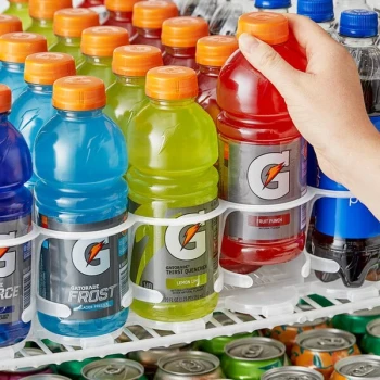 Assure Parts 9 Lane Universal Gravity Feed Bottle Organizer for 20 oz. to 24 oz. Bottles