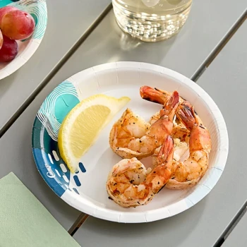 Choice 6" Lifestyle Series Heavy Weight Paper Plate - 1,000/Case