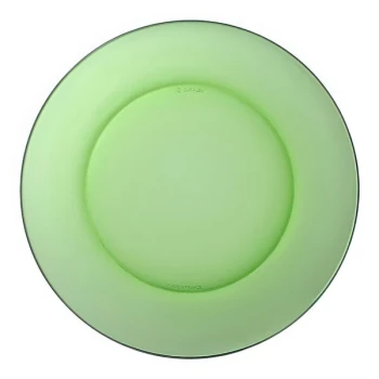 Duralex Lys 9 1/4" Green Glass Dinner Plate - 24/Case