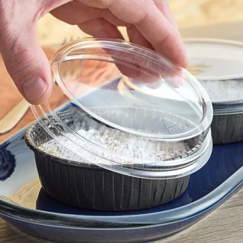 Solut 00117 4 7/8" Round PET Smooth Wall Clear Dome Lid - 720/Case