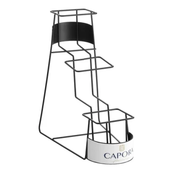 Capora 3-Tier Round 64 oz. Flavoring Sauce Rack