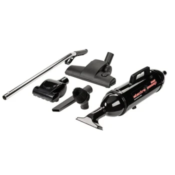 MetroVac ES-105T ElectraSweep Electric Broom / Handheld Canister Vacuum Cleaner with Turbine Brush and Attachment Kit - 480W
