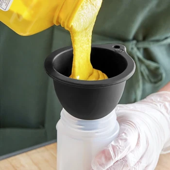 TableCraft 10722 Black Silicone Funnel