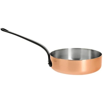 de Buyer InoCuivre Tradition 1.9 Qt. Copper Saute Pan 6462.20
