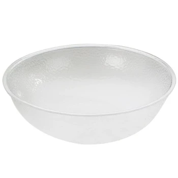 Cal-Mil 401-15-34 7 Qt. Clear Acrylic Pebble Salad Bowl