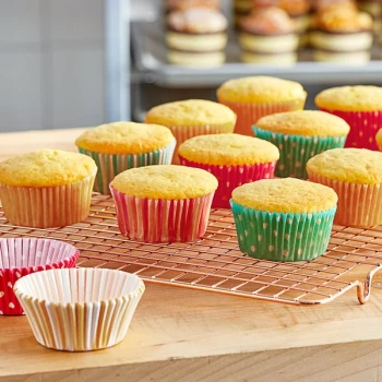 Wilton 2'' x 1 5/16'' Dots and Stripes Baking Cup - 150/Pack