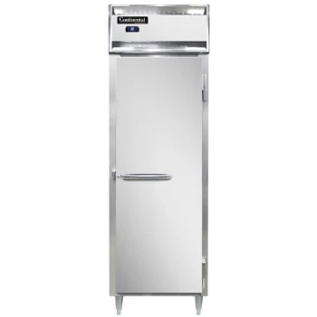 Continental Refrigerator D1RSNSA 26" Shallow Depth Solid Door Reach-In Refrigerator