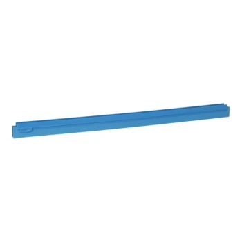 Vikan 77353 27 5/8" Blue Ultra-Hygienic Squeegee Blade for 77153 and 77253