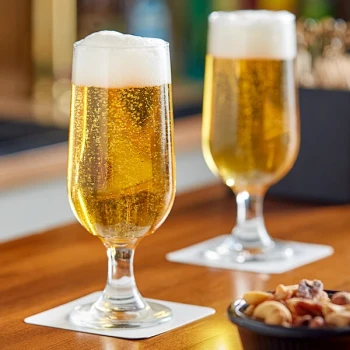 Libbey Embassy 12 oz. Customizable Stemmed Pilsner Glass - 24/Case