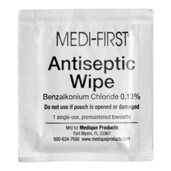 Medi-First 21471 Extra Large Antiseptic Wipes - 20/Box