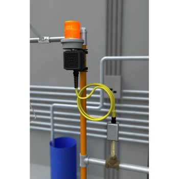 Guardian Equipment AP275-205 Combination Flashing Light and Alarm Horn for Safety Stations; Double Pole, Double Throw