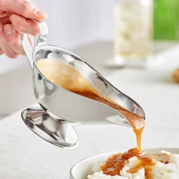 American Metalcraft 16 oz. Stainless Steel Gravy Boat