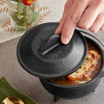 Lodge H5MIC 5 inch Pre-Seasoned Heat-Treated Cast Iron Cover