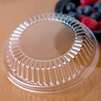 Dart CL5BW Clear Dome Lid for Plastic Bowls and Plates - 1,000/Case
