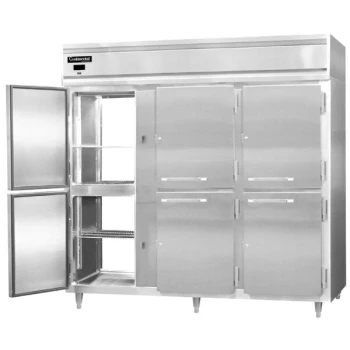 Continental Refrigerator D3RENSAPTHD 86" Extra-Wide Solid Half Door Pass-Through Refrigerator