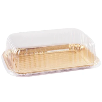 Novacart 5703NK 8" x 11 3/16" Clear PET Pastry Tray Lid - 200/Case