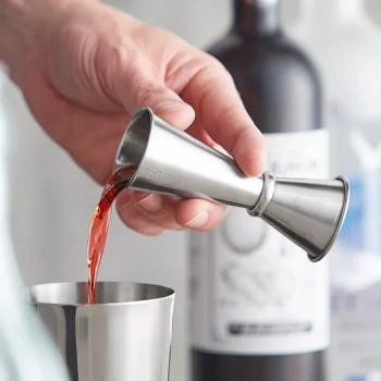 Acopa 1 oz. & 1.5 oz. Stainless Steel Japanese Jigger