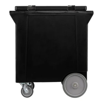 Carlisle IC222003 Black Cateraide™ 200 lb. Mobile Ice Bin