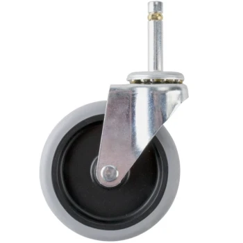 Rubbermaid and Carlisle Equivalent 4 inch Replacement Swivel Stem Caster for Utility Carts