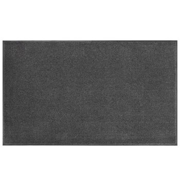 Lavex 4' x 6' Gray Olefin Indoor Entrance Mat