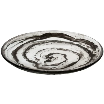 Bon Chef 14" Round Smoke Resin Platter