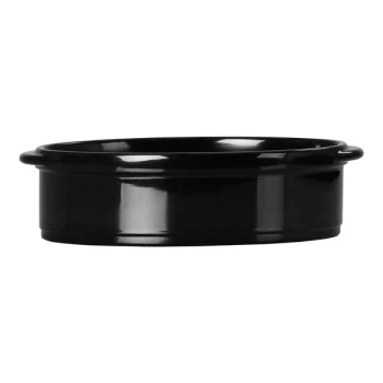 Cal-Mil 24 oz. Black Oval Melamine Cocotte