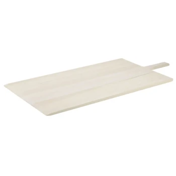 American Metalcraft 16" x 29 1/2" Long Blade Wood Pizza Peel with 6 1/2" Handle 1636