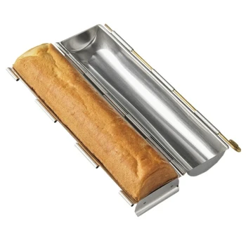 Matfer Bourgeat 341716 11 3/4 inch x 2 3/4 inch Stainless Steel Round Bread Pan
