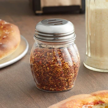 American Metalcraft LX307 6 oz. Lexan Plastic Swirl Spice Shaker - 24/Case