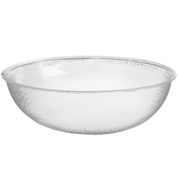 Cal-Mil 401-18-34 16 Qt. Clear Acrylic Pebble Salad Bowl
