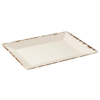 GET ML-99-TC Tuscan 24" x 18" Rectangular Melamine Display Tray